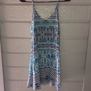 ☀️Blue Patterned Sun Dress☀️
